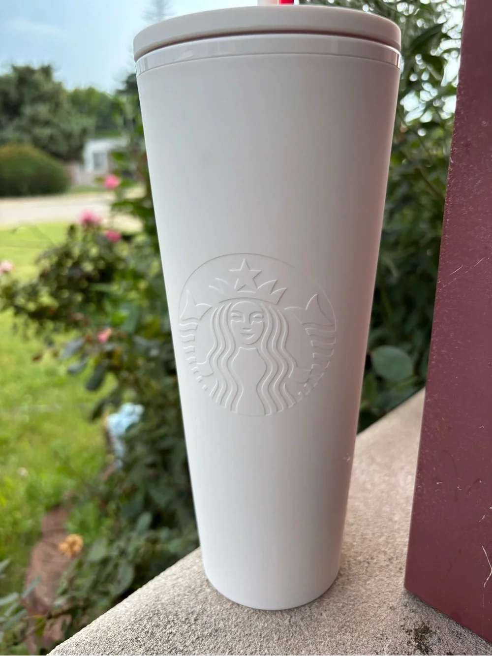 Starbucks elegant white